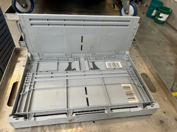 5.500 Stück, Faltkiste, Eurostapelbehälter, Bekuplast, 600 x 400 x 285 mm, grau – Bild 7