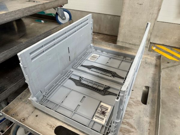 5.500 Stück, Faltkiste, Eurostapelbehälter, Bekuplast, 600 x 400 x 285 mm, grau – Bild 8