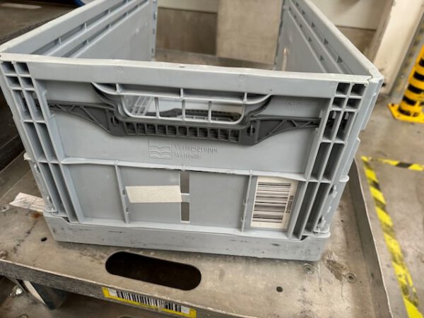 5.500 Stück, Faltkiste, Eurostapelbehälter, Bekuplast, 600 x 400 x 285 mm, grau – Bild 9