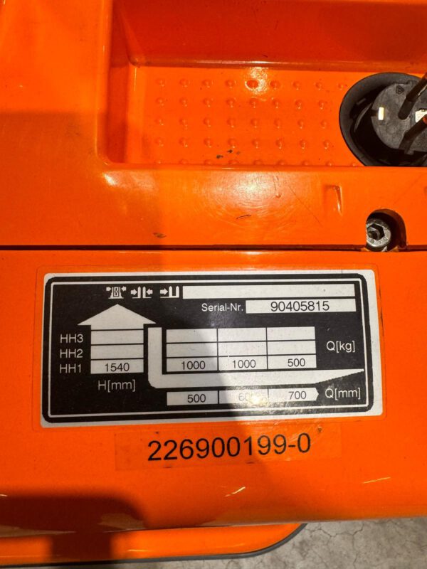 4 x Elektro-Deichselstapler, Jungheinrich, EMC 110 – Bild 10