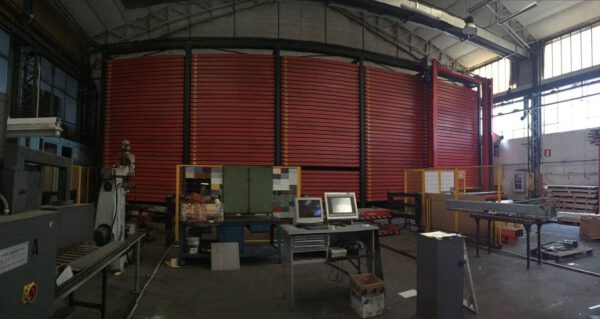 Autom. Blechlager, Kassettenmaß ca. 1,50m x 3m, 180 Kassetten – gebraucht - :