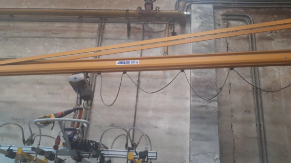 Wand- bzw. Säulenschwenkkran, ABUS, 500kg, Ausladung 6m, - gebraucht - : – Bild 2