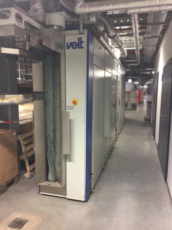 Veit Tunnelfinisher Typ 8656 1+2+3 mit Jumag Dampferzeuger Typ DG560 mit Wasseraufbereitungsanlage – gebraucht -: