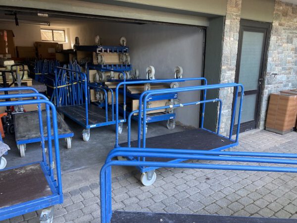 20 Stück Bügelwagen, Transportwagen, Fetra- gebraucht - :