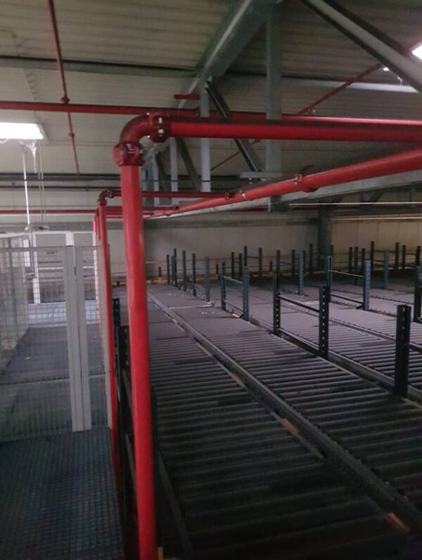 Rollen - Fördertechnik für (Euro)Paletten, ca. 1,5 KM – gebraucht -: