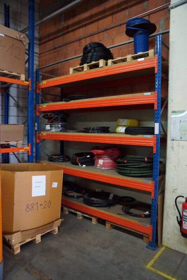 Palettenregal / Weitspannregale, Schulte, 4 Felder – gebraucht - :