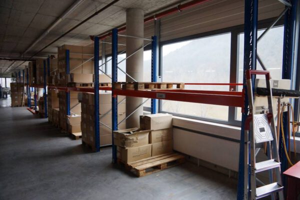 Palettenregal, SLP, max. 184 Palettenstellplätze, Rahmenhöhen ca. 2,72m – gebraucht - : lagertechnik