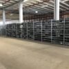 bis 220 Felder Fachbodenregale, 2,50m Höhe, Fachböden 1,30m x 0,60m – gebraucht - :