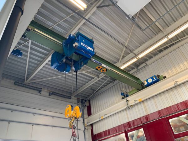 ABUS Einträgerlaufkran ELV, 10 to., 7,31m Spannweite – gebraucht - :