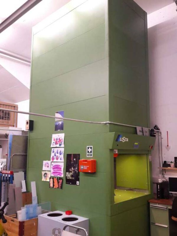 Lagerlift, Lista / Megamat, ca. 5,20m hoch, Tablargröße 1,22m x 0,82m, 250kg pro Tablar – gebraucht -: