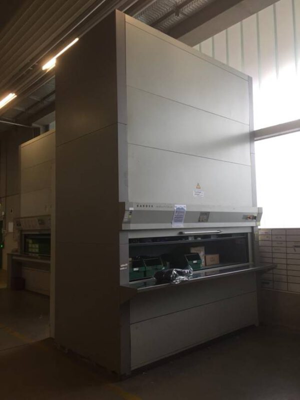 2 Stück Lagerpaternoster, Kardex (Bellheimer), 4,15m hoch, 180 bzw. 650kg pro Gondel – gebraucht -: – Bild 2