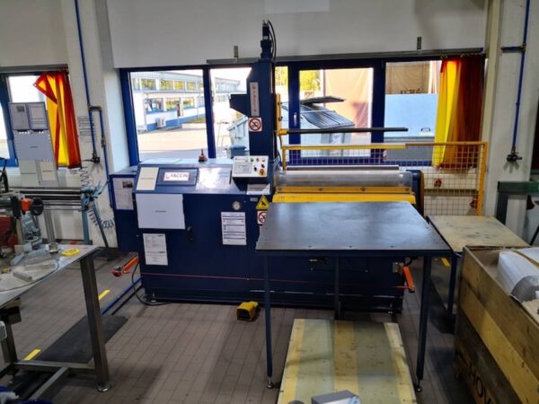 Zweiwalzen Rundbiegemaschine HCU 1050x2, Faccin (Italien) – gebraucht - : lagertechnik