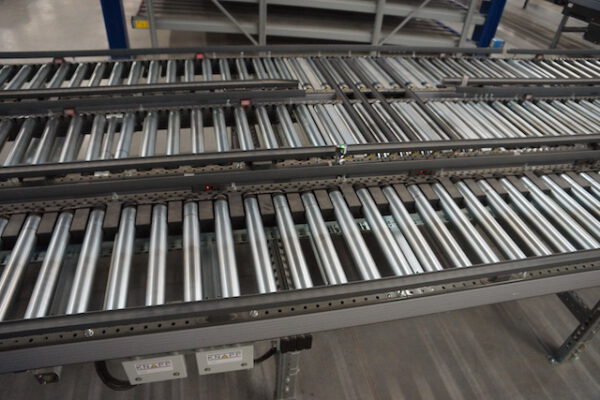 Fördertechnik, Knapp, ca. 1.484m, Rollenbreite ca. 42cm, ideal für Kisten oder Kartons in 40 x 60cm - gebraucht - :