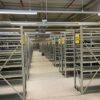 Fachbodenregale, Bito, ca. 1.100 bis 1.450 Felder, 12.000 St. Fachböden 1,30m x0,60m – gebraucht - :