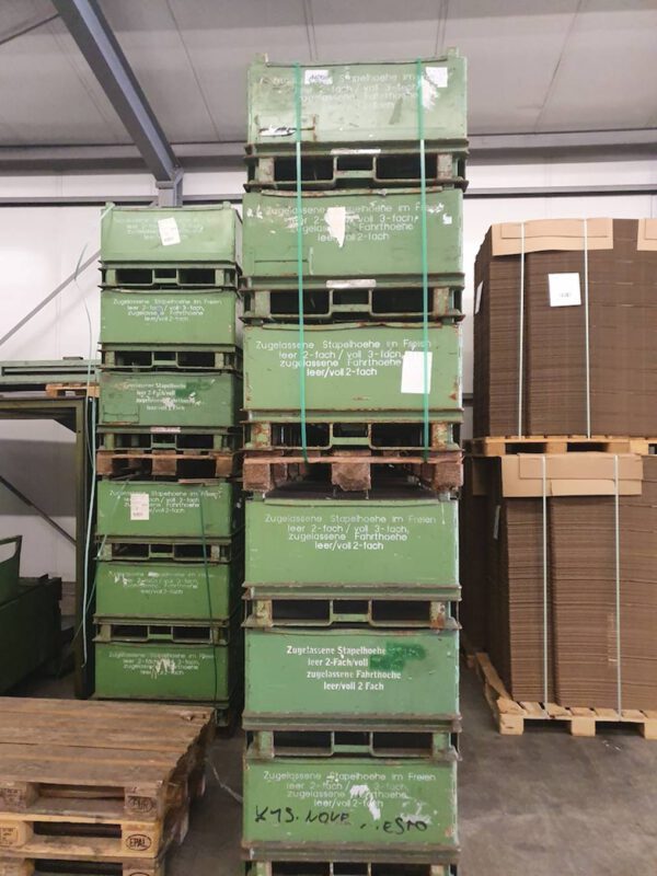53 Stück Stapelbehälter, Ladungsträger, 800c600x600mm, 500kg Nutzlast – gebraucht - : – Bild 3