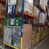 Palettenregal mit Quereinlagerung, SLP, bis zu 4.300 Stellplätze, 1.000kg / Palette, 7,50m hoch, mit Tiefenstegen– gebraucht - :