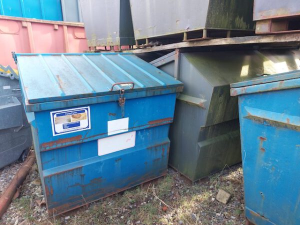 60 Stück 2,2m3 Container / Behälter mit Klappe – gebraucht - : lagertechnik