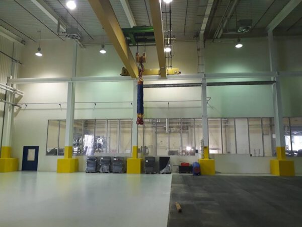 Doppelträger Brückenkran, Stahl, 32to. 18m Spannweite – gebraucht -: