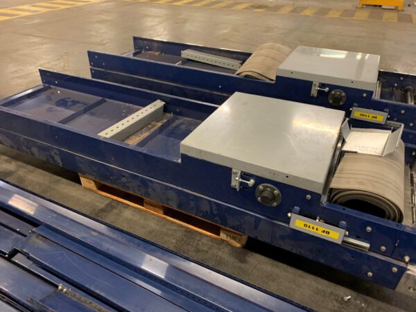 Gurtförderer, Van der Lande, angetrieben, Längen von 9600m bis 14300mm, Elemente sind kürzbar!, Gurtbreite 60cm - gebraucht - :