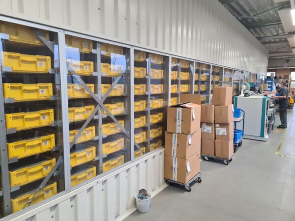 AKL (Automatisches Kleinteilelager) ca. 1.344 Stellplätze/ Kisten (1 Gasse), 70kg / Behälter - gebraucht - : lagertechnik