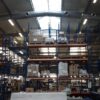Fachbodenregalanlage, 3 geschossig, 3 OG als Freifläche, ca. 446 Felder, Böden ca. 0,60m x 1m – gebraucht - :