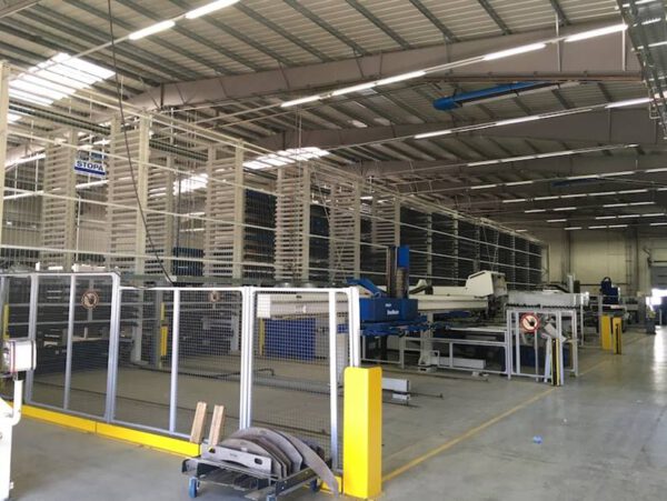 autom. Blechlager, STOPA, 3 to / Kassette, bis 733 Paletten, für Bleche im Mittelformat 1,50m x 3m – gebraucht - :