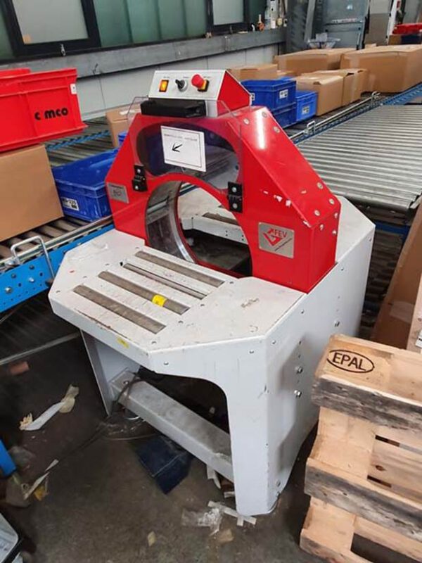 Orbital-Stretchwickler / Einwickelmaschine für z.B. Kartonagen, Stapelkommissionen etc. – gebraucht - : lagertechnik