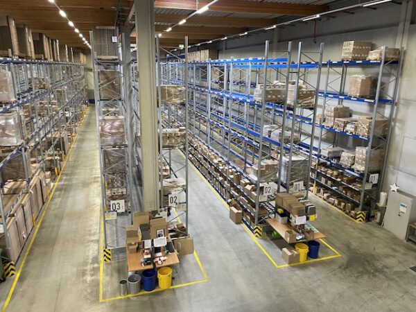 Palettenregal, Bito, ca. 3.168 Stellplätze, 800 – 862 kg / Palette, ca. 7,70m hoch – gebraucht – : lagertechnik
