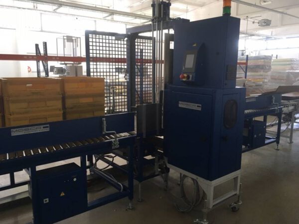 Umreifungsmaschine Mosca, Typ RO-TRS-4/1. inkl. Fördertechnik, - gebraucht - :