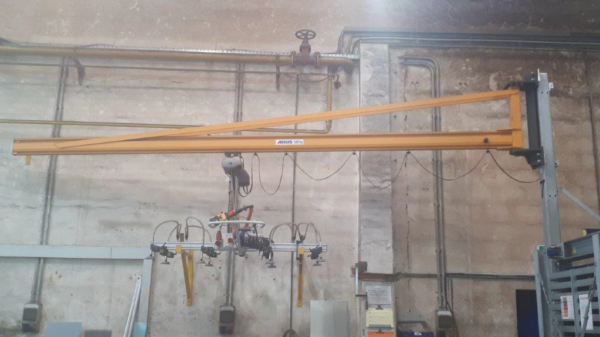 Wand- bzw. Säulenschwenkkran, ABUS, 500kg, Ausladung 6m, - gebraucht - :
