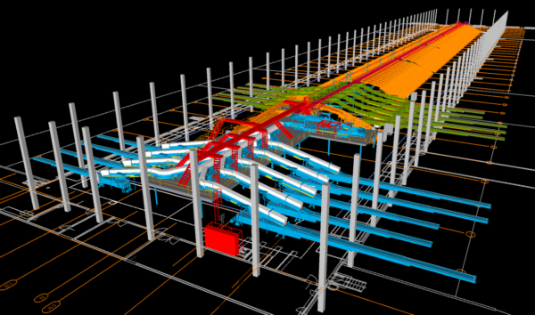 „Schuhsorter“ bzw. Linear Sorter, bis zu 7.500 Sendungen pro Std., Van der Lande, inkl. 20 St. Teleskopgurtförderer, Volumenscanner, Waage – gebraucht - : lagertechnik