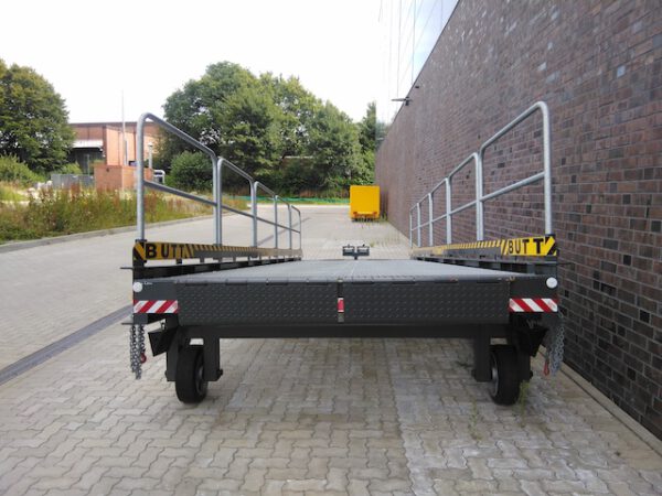 Mobile Vorderachsrampe, Butt, 9m lang, 10 To., Frontseitenbeladung – gebraucht - : – Bild 2