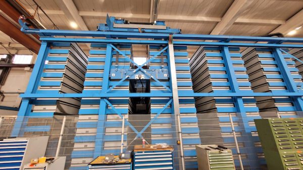 autom. Langgutlager, Kemper Storatec, für 6,50m Langgut, 5 to / Kassette, 163 Kassettenlagerplätze – gebraucht - : – Bild 2