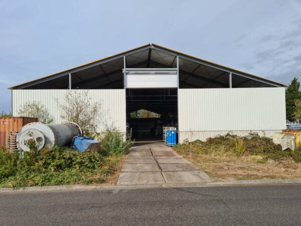 Stahlhalle, verzinkt 80 x 25 - gebraucht - : – Bild 2