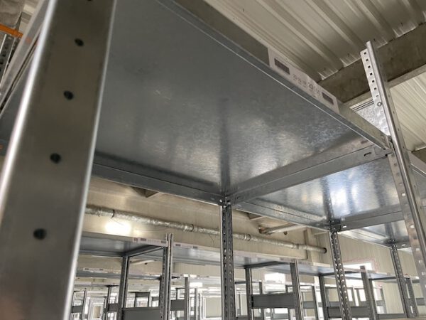10 Felder Fachbodenregale, Meta, B: 0,75m x T: 0,60m - gebraucht - : – Bild 2