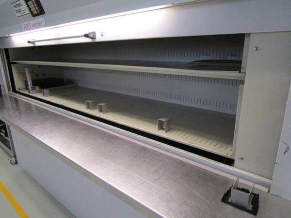 Lagerpaternoster, Kardex, Höhe ca. 3,53m, 240kg / Gondel – gebraucht -: lagertechnik