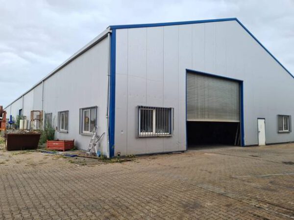 Stahlhalle, verzinkt 80 x 20m – gebraucht – : – Bild 2