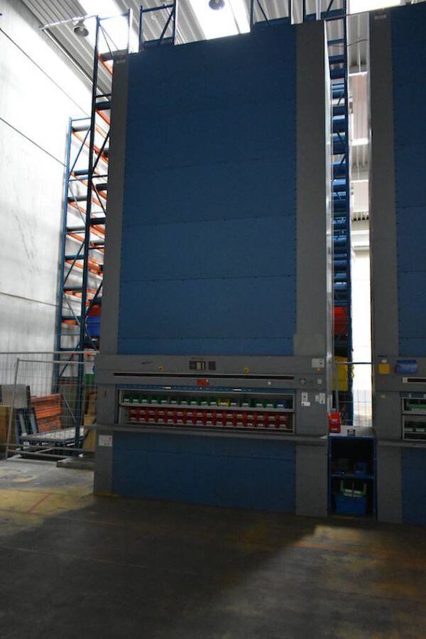 2 Stück Schwerlast - Lagerpaternoster, Zippel, ca. 7m hoch, 500kg pro Gondel – gebraucht -: – Bild 2