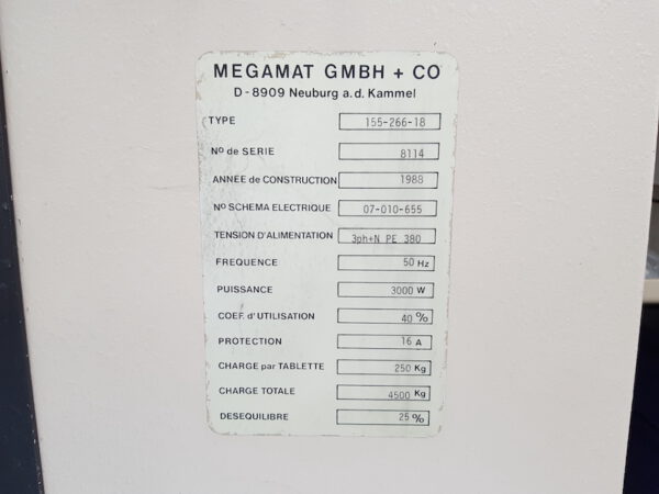 Lagerpaternoster, Megamat, Höhe ca. 3,15m, Traglast 250kg / Gondel – gebraucht -: – Bild 2