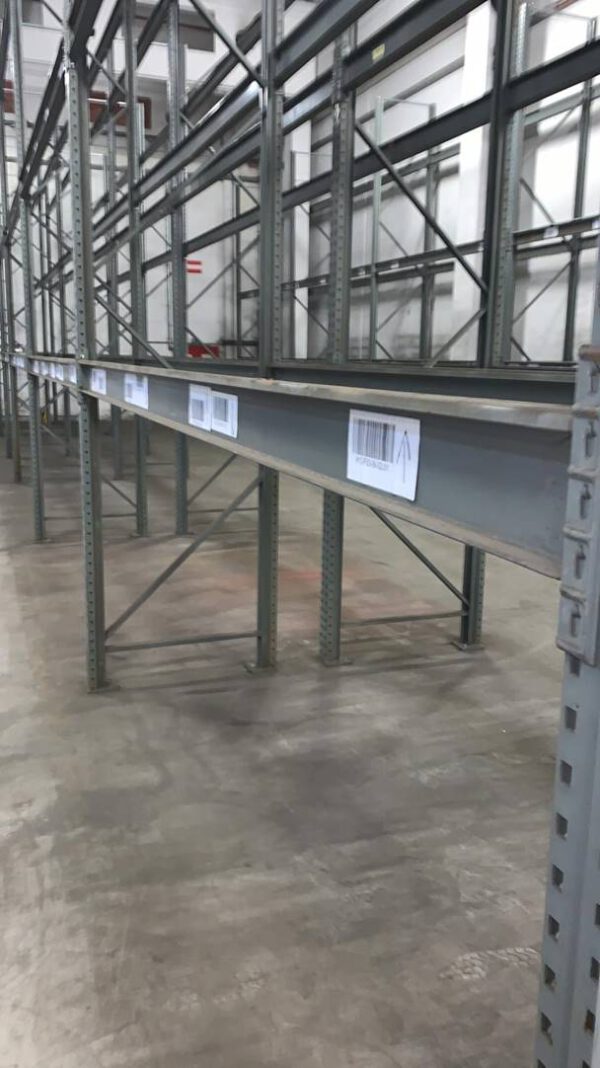 Palettenregal, Galler, max. 245 Palettenstellplätze, Rahmenhöhe ca. 5,50m – gebraucht - : lagertechnik