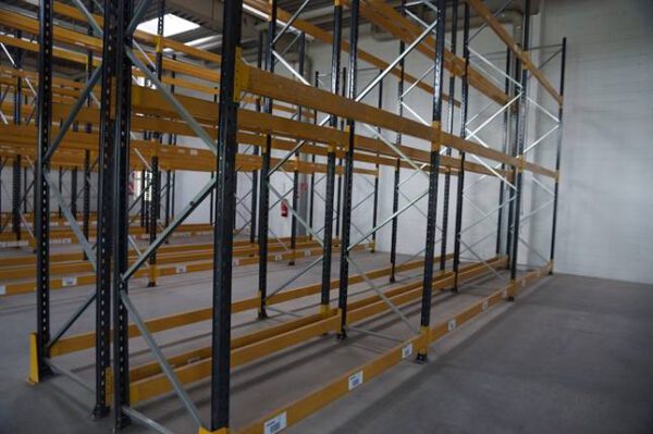 Palettenregal, Rahmenhöhe 5,70m. mind. 500kg / Palette, max. 399 Stellplätze – gebraucht - : – Bild 2