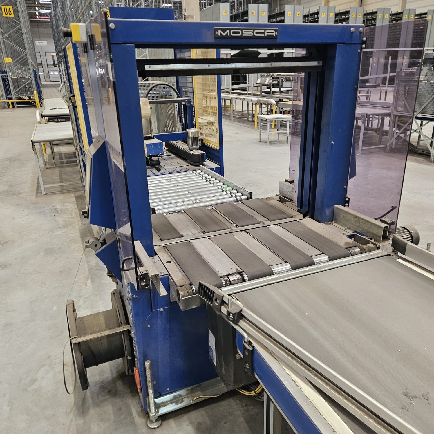 3x autom. Kartonumreifer, Mosca, RO-TR900-4 – gebraucht - : lagertechnik 3x autom. Kartonumreifer, Mosca, RO-TR900-4 – gebraucht - : – Bild 6