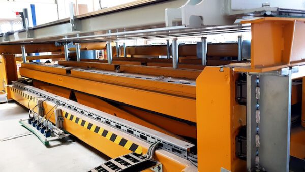 autom. Blechlager bestehend aus 2 Türmen, für Bleche 2x4m, Nutzlast 3.000 kg mit 2 Stationen und Lagerverwaltungssystem, 49 Lagerplätze - gebraucht - : – Bild 2