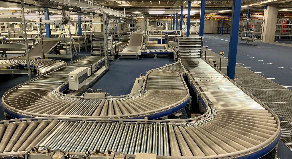 600m Fördertechnikanlage, Packstraße, SSI Schäfer, – gebraucht - lagertechnik 600m Fördertechnikanlage, Packstraße, SSI Schäfer, – gebraucht - – Bild 2