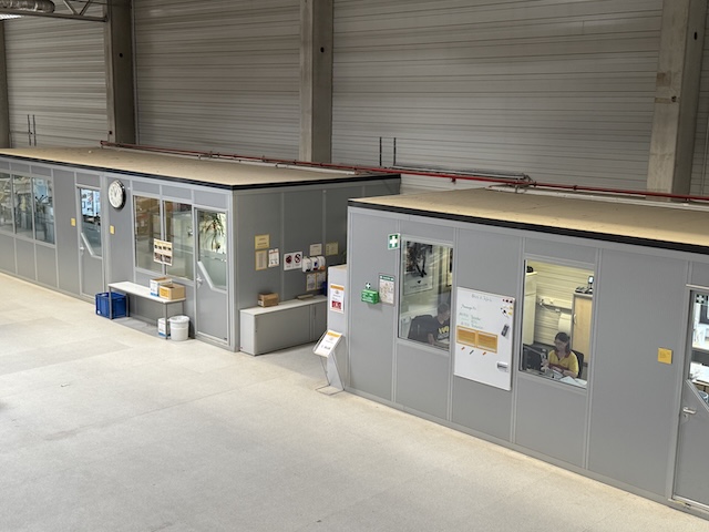 Lagerbüros, Raum-im-Raum-System, ca. 26m2– gebraucht - : lagertechnik Lagerbüros, Raum-im-Raum-System, ca. 26m2– gebraucht - : – Bild 2