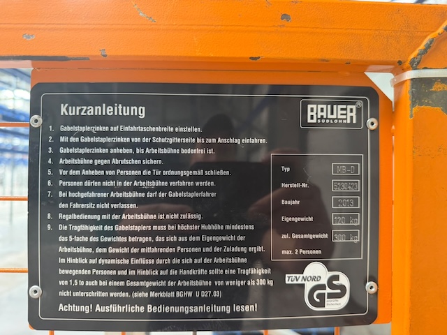 2 x Staplerkorb, Arbeitskorb, – gebraucht - : lagertechnik 2 x Staplerkorb, Arbeitskorb, – gebraucht - : – Bild 2
