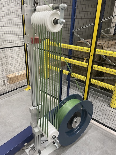 Cyklop, Twinpack 111 (Kombination aus Stretchwickler und Umreifungsmaschine) – gebraucht - : lagertechnik Cyklop, Twinpack 111 (Kombination aus Stretchwickler und Umreifungsmaschine) – gebraucht - : – Bild 2