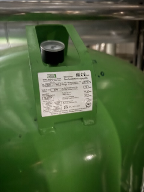 Ausgleichsbehälter / Membran Druckausdehnungsgefäß, reflex, 500L – gebraucht - : lagertechnik Ausgleichsbehälter / Membran Druckausdehnungsgefäß, reflex, 500L – gebraucht - : – Bild 3