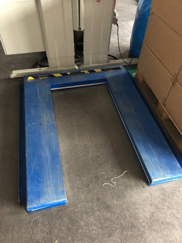 2 Stück U-förmige Flachform-Hubtische für Europaletten, Hublast 1.000kg – gebraucht - : – Bild 2