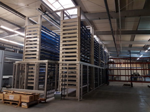 automatisches Blechlager, Stopa, für Bleche max. 1,50m x 3m, 3 To. Kassette, 299 Stellplätze, – gebraucht - : – Bild 2